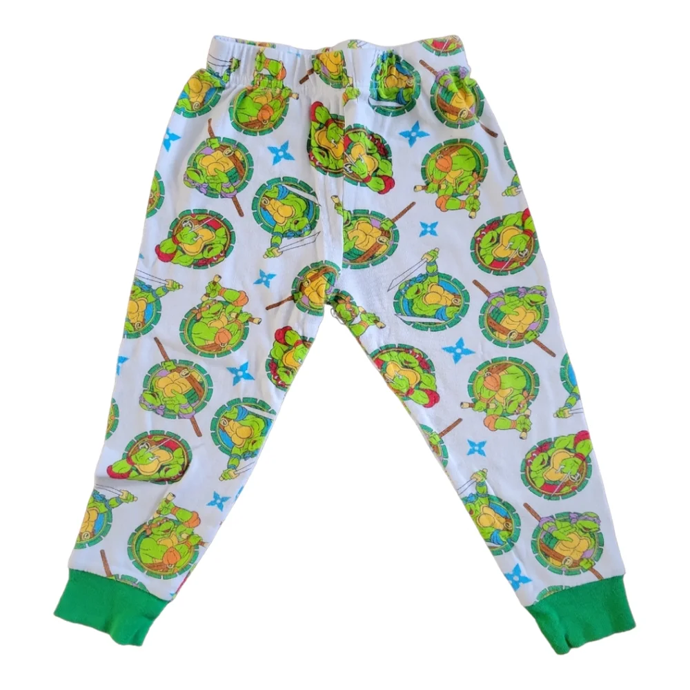 Vtg Marvel Teenage Mutant Ninja 🐢 PJ Bottoms Good 👍